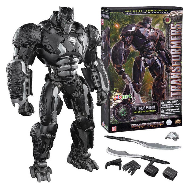 Figurina copii, Hasbro, Transformers, Va permite sa asamblati in detaliu, PVC, ABS si PA66, Inaltime 22 cm, 8 ani+, Optimus