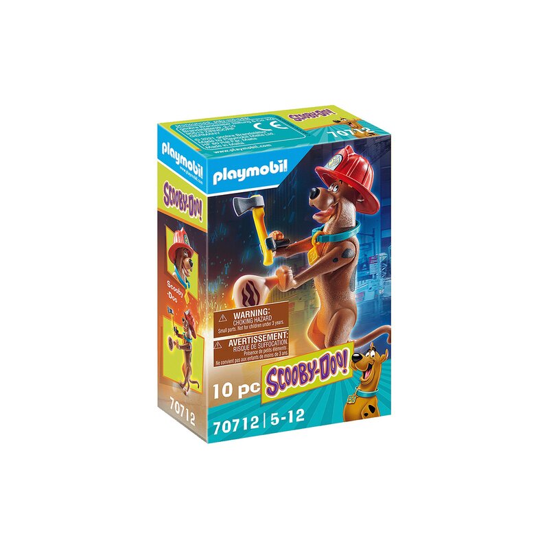 Playmobil - figurina pompier , scooby doo , de colectie