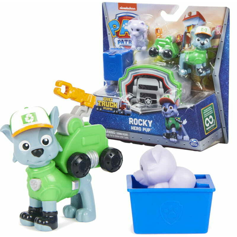 Figurina paw patrol big truck hero pups - rocky