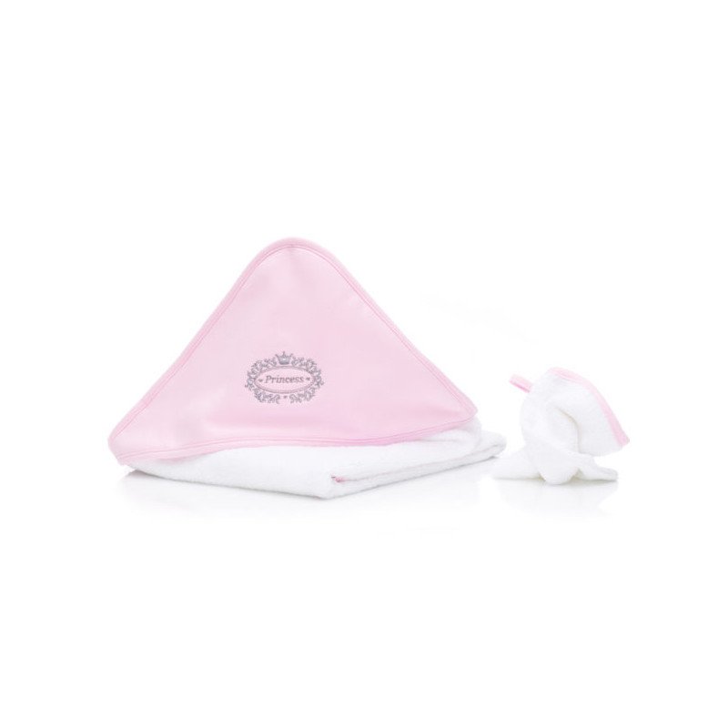 Fillikid - prosop brodat cu manusa bebelus princess, pink