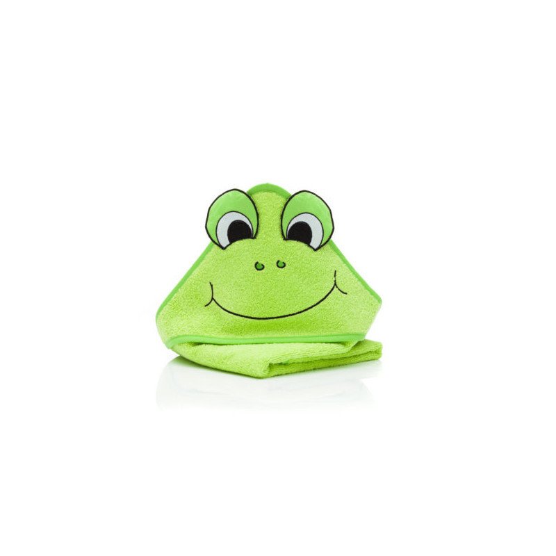 Fillikid - Prosop brodat Frog, 75x75 cm, Green