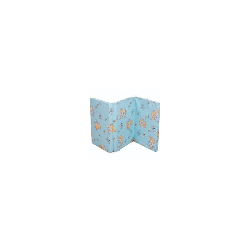Fillikid - saltea pliabila 120x60x4 cm, blue bear