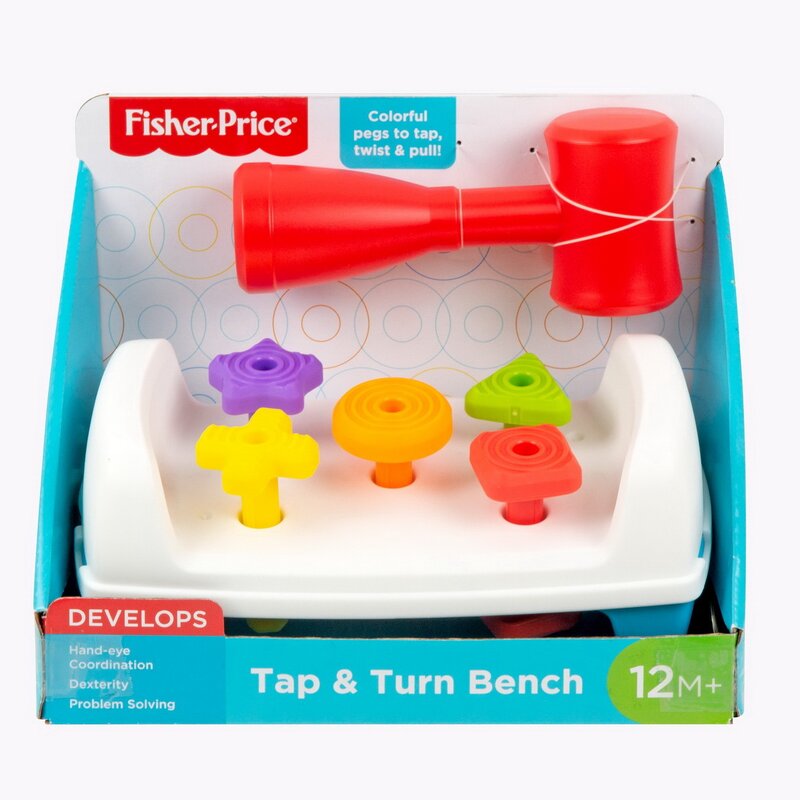 Mattel - fisher price banc de lovit