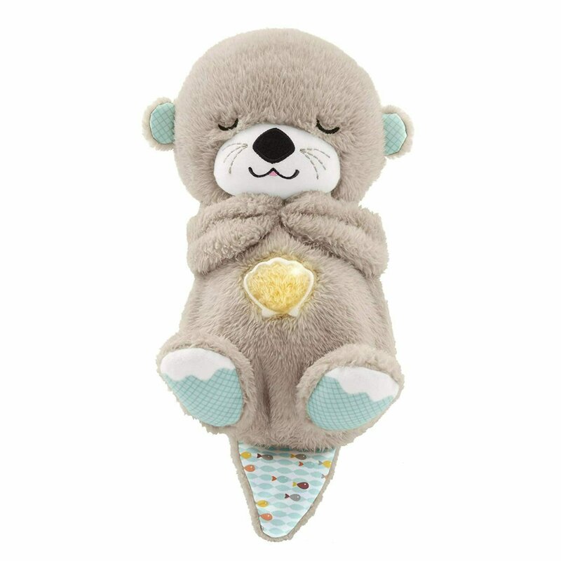 Fisher price - jucarie din plus interactiva respira cu bebelusul vidra