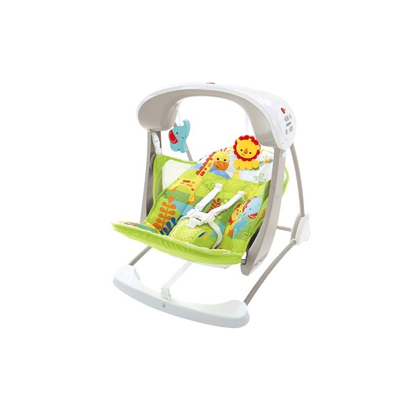 Fisher-price leagan 2 in 1 rainforest friends take along