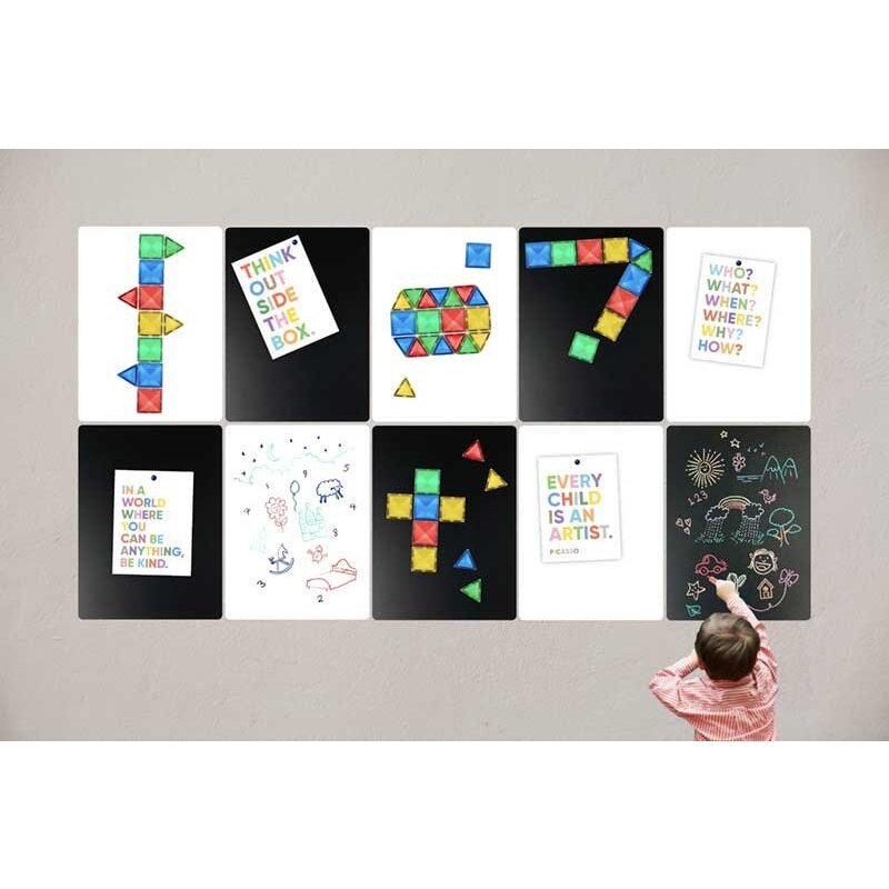 Nexus - jucarie magnetica foaie, negru