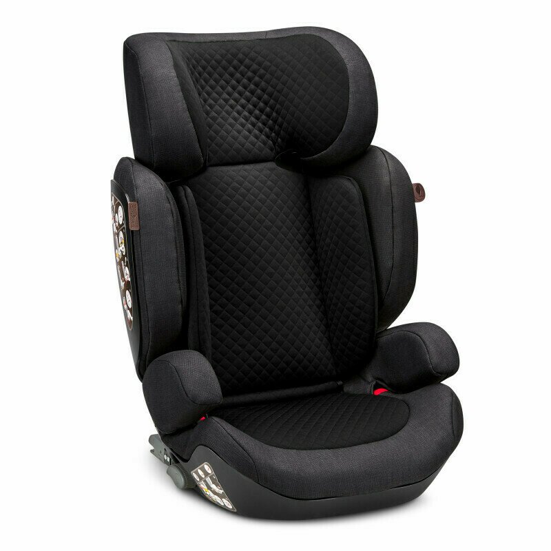 Abc-design - scaun auto mallow spatar reglabil, protectie laterala, 15-36 kg, cu isofix, negru