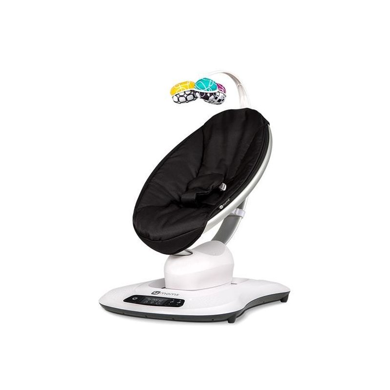 4moms - fotoliu balansoar bebelusi mamaroo 4.0 classic negru