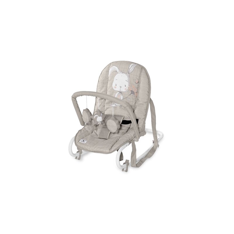 Lorelli - fotoliu balansoar eliza , daisy, cu bara detasabila, reglabil, 68x39 cm, bej