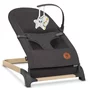Fotoliu balansoar, Lionelo, June, Cu arcada cu jucarii, Ergonomic, Balansare manuala, Pliabil, 0 luni+, Gri, Resigilat - 1