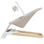 Fotoliu balansoar, Lionelo, Lilac, Cu arcada cu jucarii, Ergonomic, Reglare spatar in 3 pozitii, Pernuta moale invelita in tesatura de bambus, Pliabil, 0-6 luni, Bej - 3