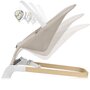 Fotoliu balansoar, Lionelo, Lilac, Cu arcada cu jucarii, Ergonomic, Reglare spatar in 3 pozitii, Pernuta moale invelita in tesatura de bambus, Pliabil, 0-6 luni, Bej - 6