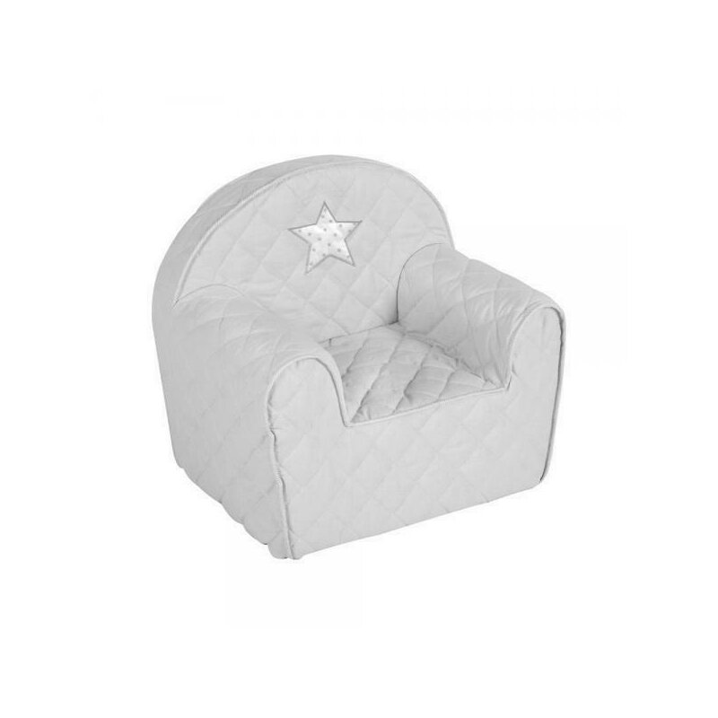 Klups - fotoliu star din spuma, 50x35 cm, gri