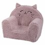 Fotoliu din burete, Bubaba, Cozy Kitty, Pentru copii, 9 luni-5 ani, Pink