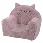 Fotoliu din burete, Bubaba, Cozy Kitty, Pentru copii, 9 luni-5 ani, Pink