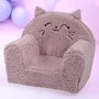 Fotoliu din burete, Bubaba, Cozy Kitty, Pentru copii, 9 luni-5 ani, Pink - 4