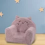 Fotoliu din burete, Bubaba, Cozy Kitty, Pentru copii, 9 luni-5 ani, Pink - 6