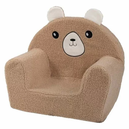 Fotoliu din burete, Bubaba, Cozy Teddy, Pentru copii, 9 luni-5 ani, Brown