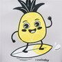 Fotoliu din burete, New Baby, Pentru copii, 42x53, Din spuma, Cu husa din bumbac, 9 luni - 5 ani, Pineapple - 4