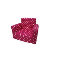 MyKids - Fotoliu din burete pentru copii  Stelute Pink White