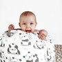 Fotoliu puf, BabyTrold, Markland Pure, Din muselina, Umplutura cu bilute, Husa detasabila, 12 luni+, 30 x 50 cm, Galben - 4