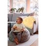 Fotoliu puf, BabyTrold, Markland Pure, Din muselina, Umplutura cu bilute, Husa detasabila, 12 luni+, 30 x 50 cm, Galben - 8