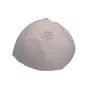 Fotoliu puf, BabyTrold, Markland Pure, Din muselina, Umplutura cu bilute, Husa detasabila, 12 luni+, 30 x 50 cm, Gri