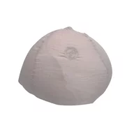 Fotoliu puf, BabyTrold, Markland Pure, Din muselina, Umplutura cu bilute, Husa detasabila, 12 luni+, 30 x 50 cm, Gri