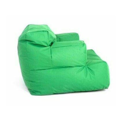 Gimi gym - Fotoliu tip para, Big Bean Bag, textil umplut cu perle polistiren, verde, 80 x 80 x 70 cm