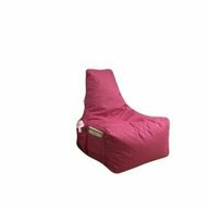 Gimi gym - Fotoliu tip para pentru copii, Big Bean Bag, textil umplut cu perle polistiren, roz