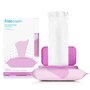 Set 24 servetele umede perineale, Frida Mom, Cu efect de calmare, Pentru perioada postpartum, Vindeca si curata zona intima, Fara ingrediente chimice, Alb - 1