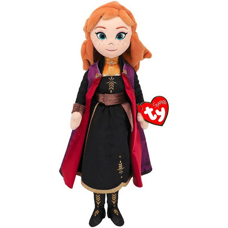 Ty - papusa interactiva printesa anna , disney frozen 2 , 40 cm din plus