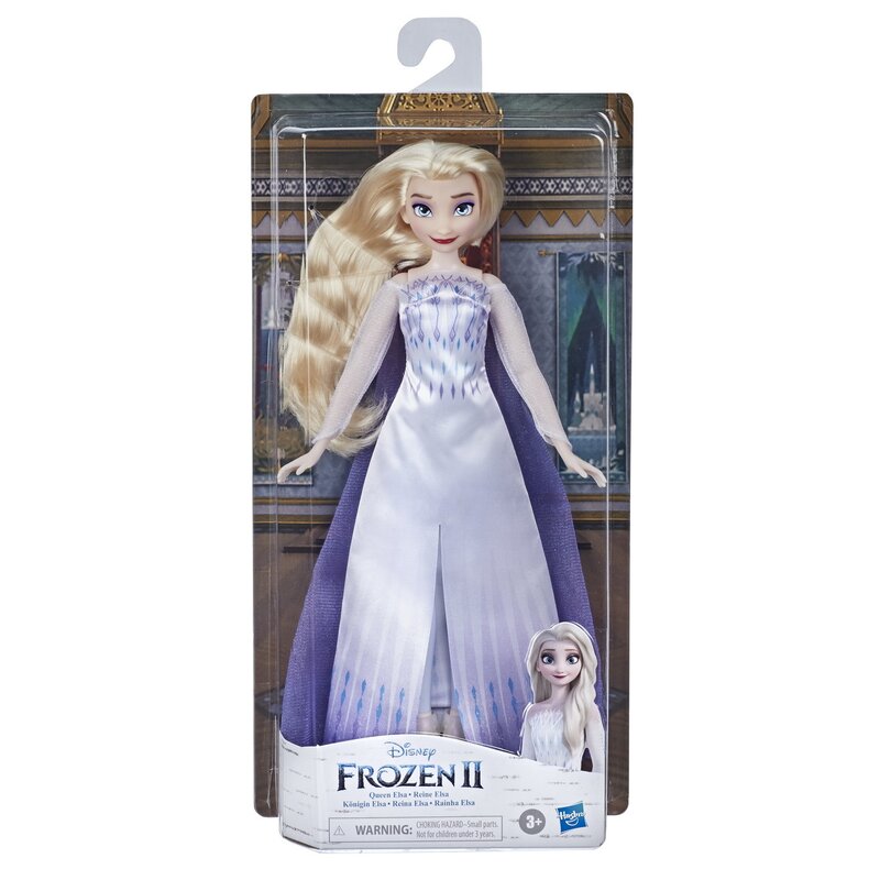 Hasbro - Papusa Regina Elsa , Disney Frozen 2 , Regatul inghetat