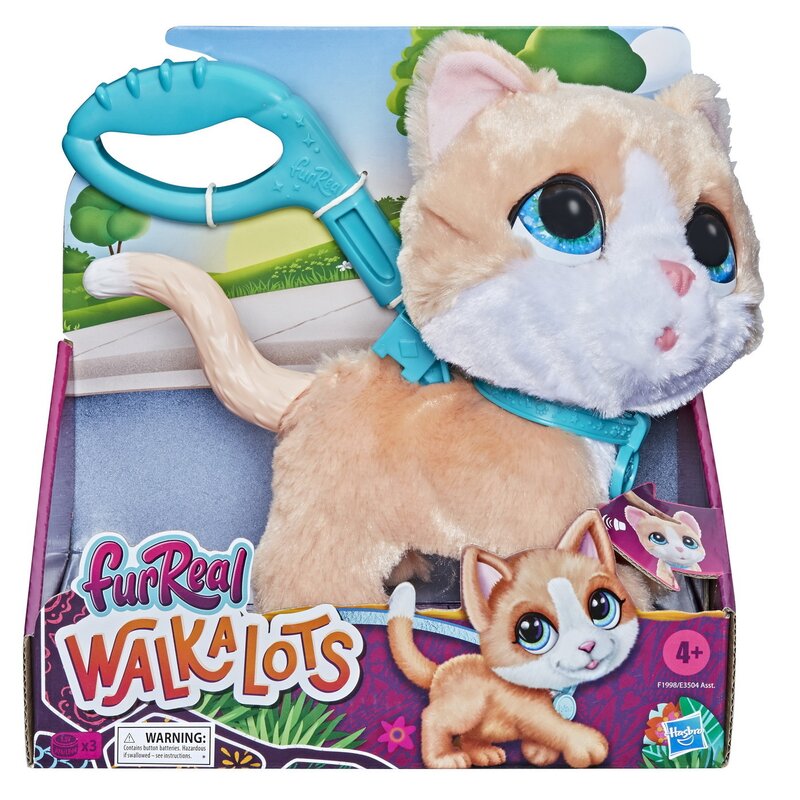 Hasbro - furreal walkalots pisica la plimbare