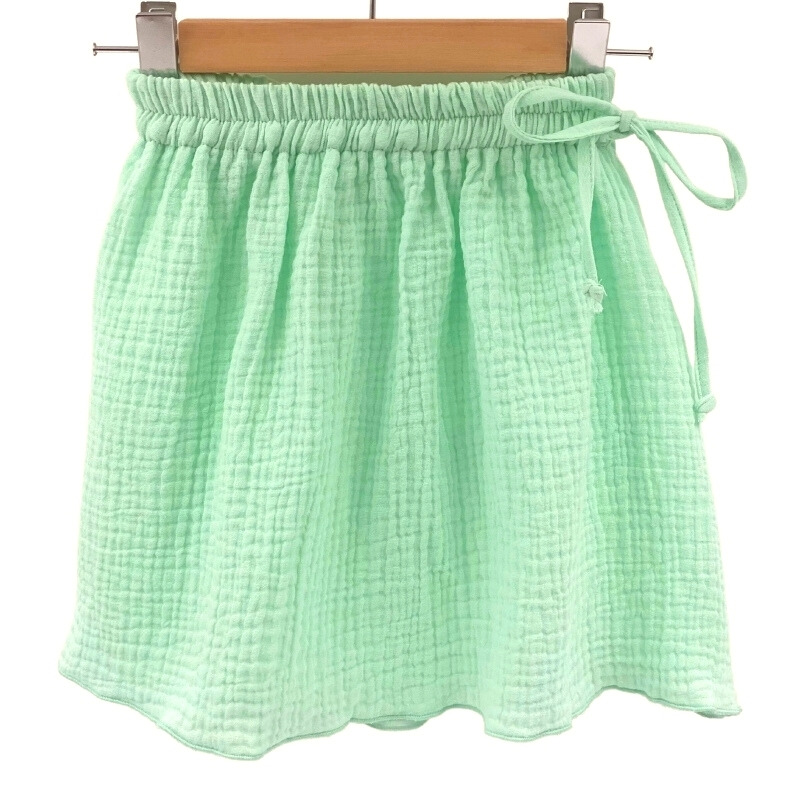 Fustita de vara pentru fete, din muselina, minty, 110-116 cm (5-6 ani)