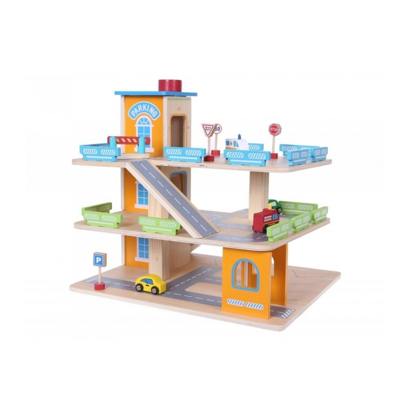 Garaj tip pista pentru masinute cu lift si masinute ecotoys 1085