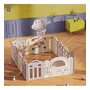 Gardulet loc de joaca, Asalvo, Cu cos de baschet si activitati, Dezvolta abilitatile cognitive, motorii si inteligenta, 160 x 120 cm, Conform cu EN71, 0-6 ani, Multicolor - 4