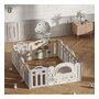 Gardulet loc de joaca, Asalvo, Cu cos de baschet si activitati, Dezvolta abilitatile cognitive, motorii si inteligenta, 160 x 120 cm, Conform cu EN71, 0-6 ani, Multicolor - 8