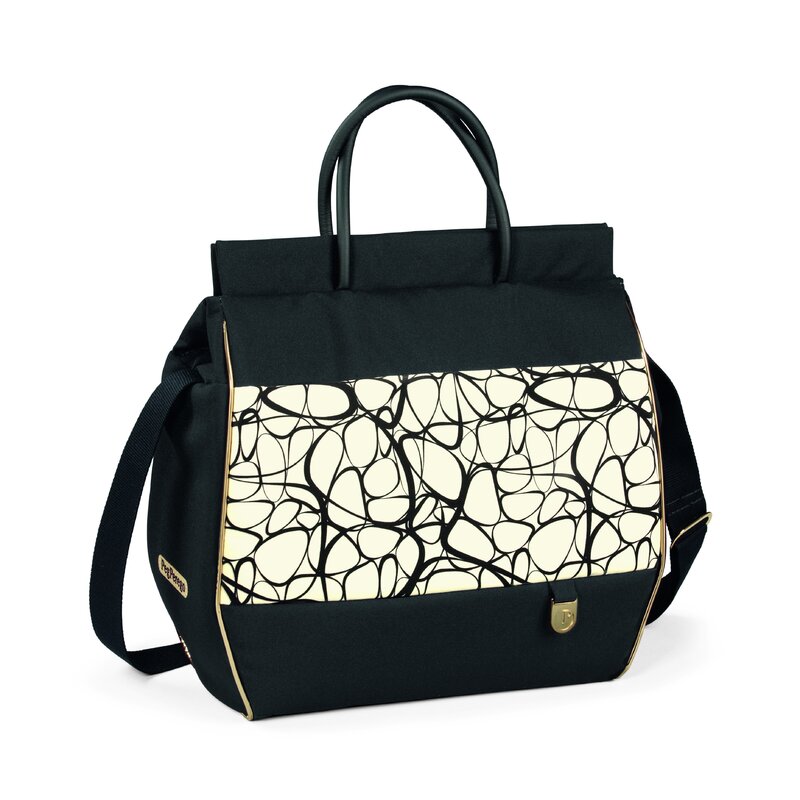 Peg perego - geanta pentru carucior graphic gold, bej/negru