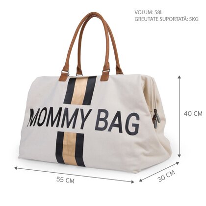 Childhome - Geanta pentru  mamici Mommy Bag, Bej