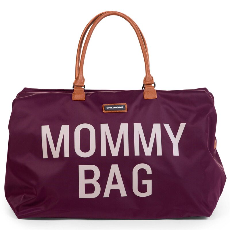 Childhome - geanta de infasat mommy bag visiniu