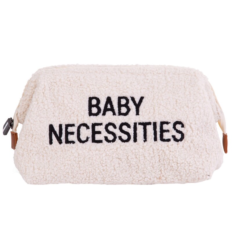 Childhome - geanta de toaleta baby necessities teddy alb