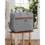 Geanta de voiaj spital, Jane, Cu compartiment impermeabil 41 x 50 x 7 cm, Dim Grey - 9