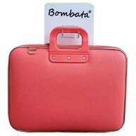 Geanta lux business laptop 13 Bombata Medio Classic-Coral