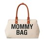 Geanta mamici, Baby Mix, Mommy Bag, Spatioasa si practica, 29 x 43 x 22 cm, Include salteluta pentru infasat, Beige