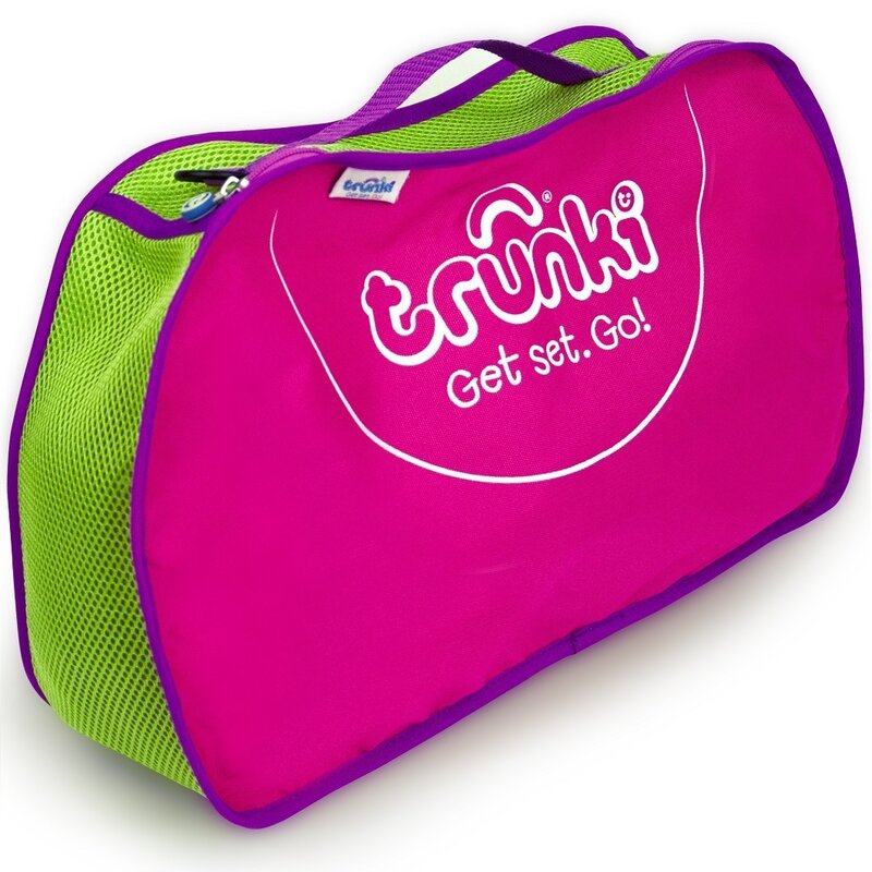 Trunki - geanta jucarii tidy bag, roz