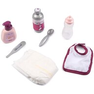 Smoby - Set de joaca Gentuta de infasat pentru papusa Baby Nurse Changing Bag,  Cu accesorii
