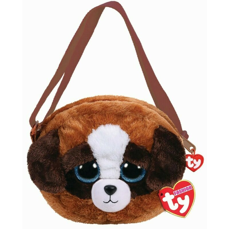 Ty - gentuta duke catel, pentru umar, 15 cm, din plus, maro