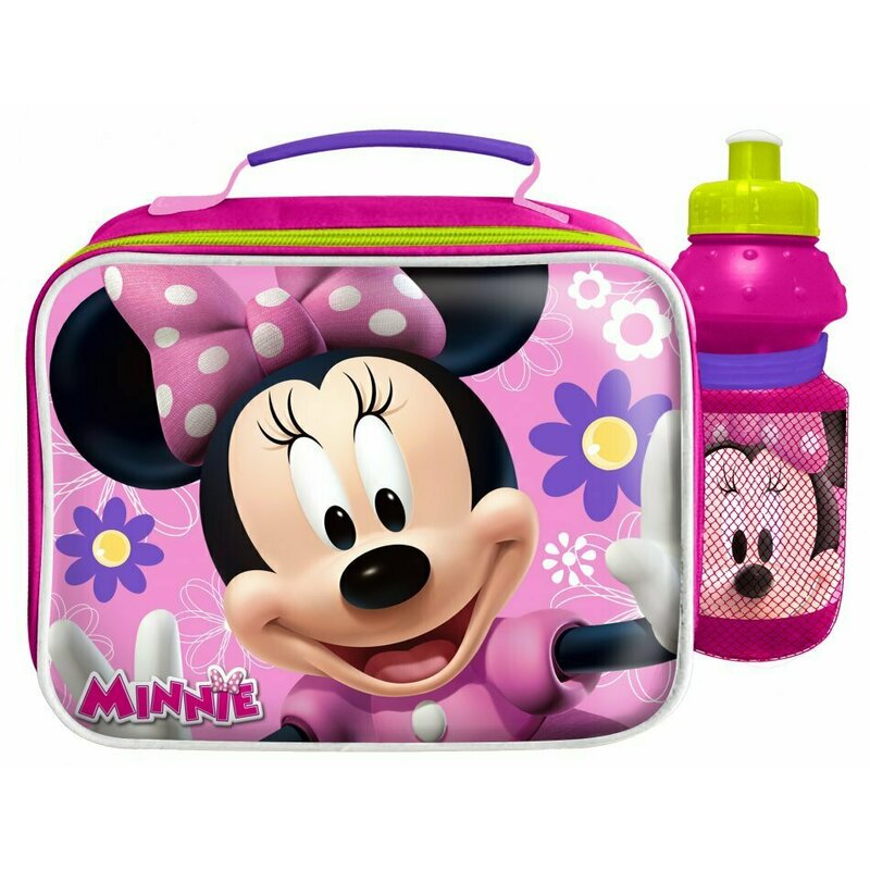 Stamp - gentuta izoterma minnie pentru alimente cu sticla de apa