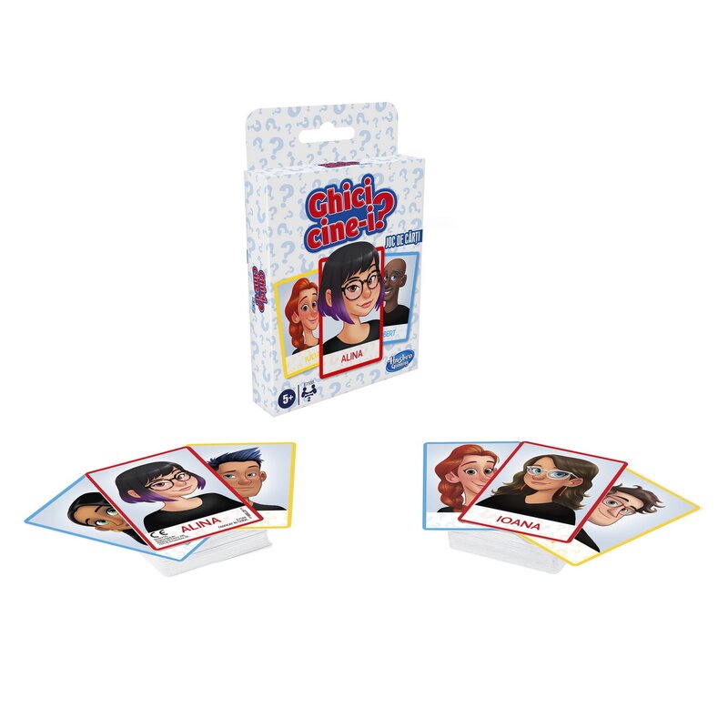 Hasbro - joc de societate ghici cine-i?, in limba romana, cu carti